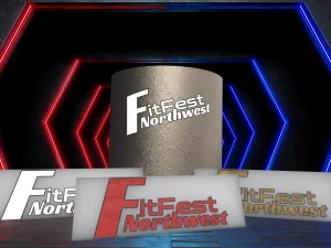 FitFest Northwest – 6″ Die-Cut Decals