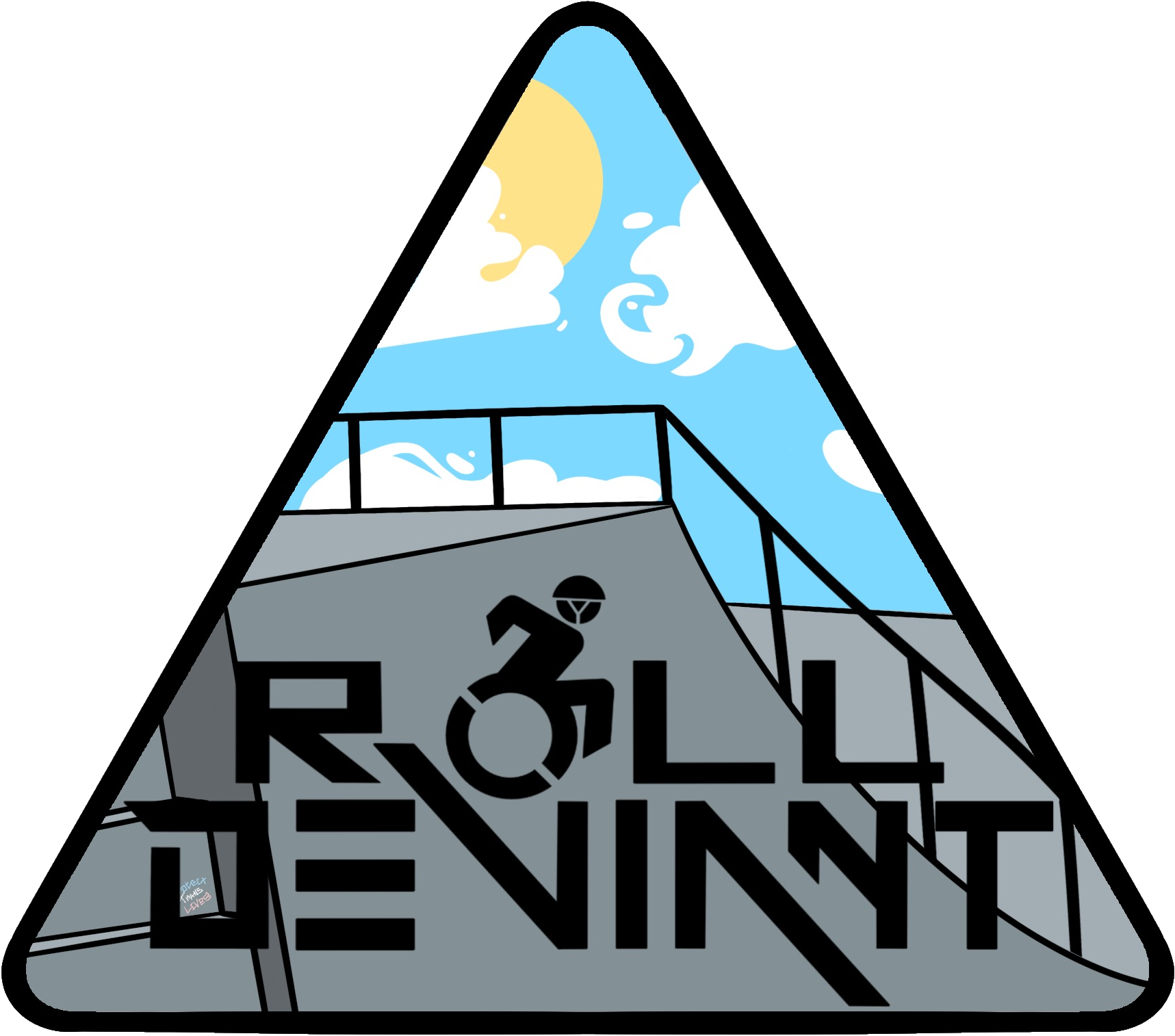 Roll Deviant Sticker